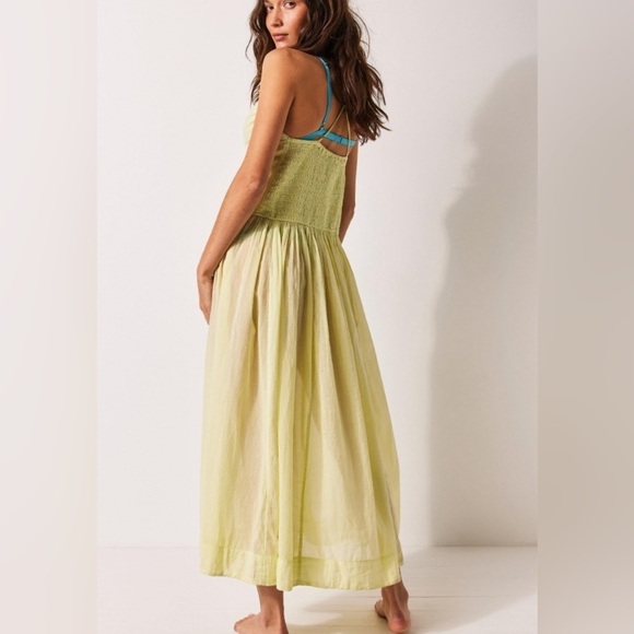 Free People Heating Up Maxi Slip Dress NWOT - Picture 2 of 8